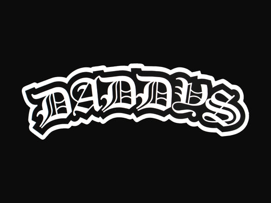 Daddys Arch Text Sticker